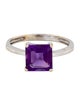Ring 14K 1.48ct Amethyst Cocktail Ring