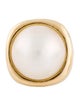 Ring 14K Mabe Pearl Cocktail Ring