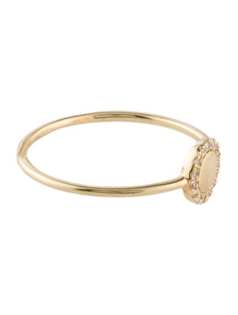 Ring 14K Diamond Circle Cocktail Ring