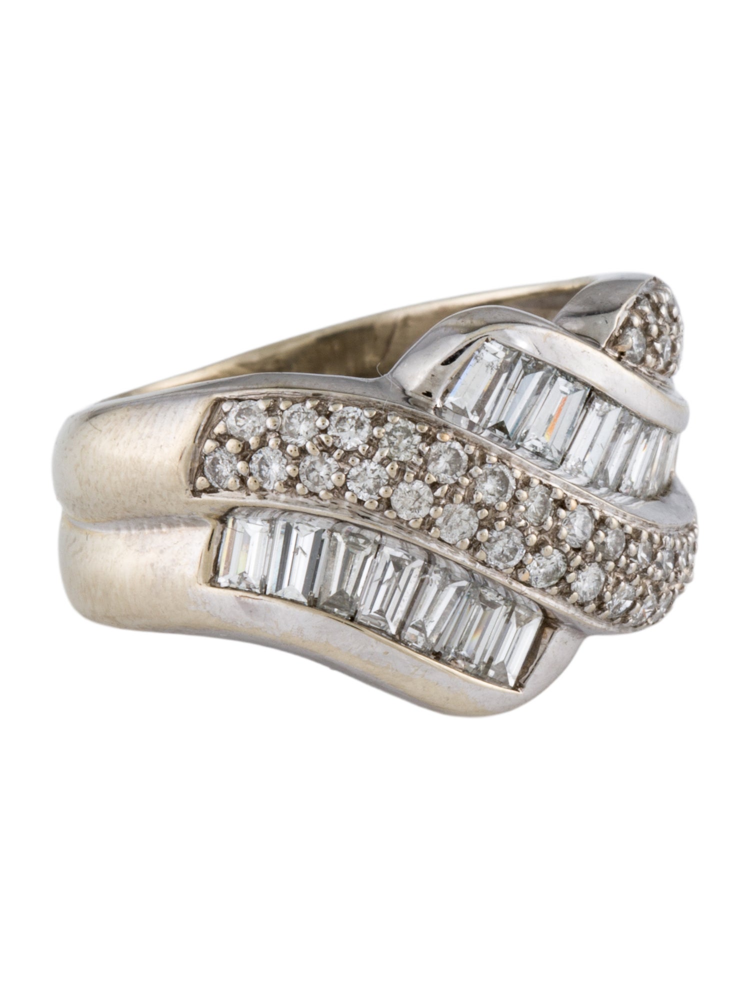 Ring 14K 1.10ctw Diamond Cocktail