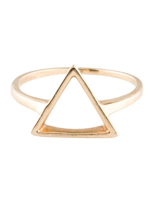 Ring 14K Triangle Cocktail Ring