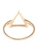 Ring 14K Triangle Cocktail Ring