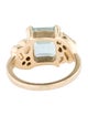 Ring 14K 2.19ct Aquamarine & Diamond Ring