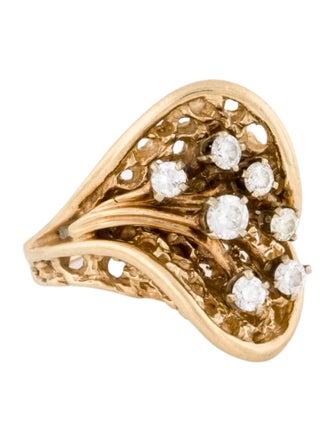 Ring 14K Diamond Cocktail Ring