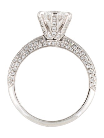 Ring Platinum 1.00ct Lab-Grown Diamond Engagement Ring