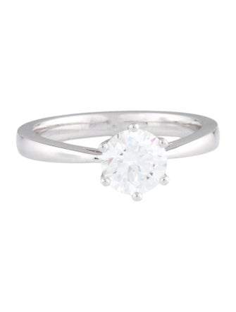Ring Platinum 1.01ct Lab-Grown Diamond Engagement Ring