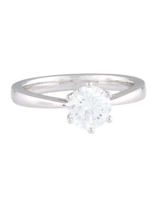 Ring Platinum 1.01ct Lab-Grown Diamond Engagement Ring