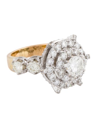 Ring 14K 3.48ctw Diamond Cocktail Ring