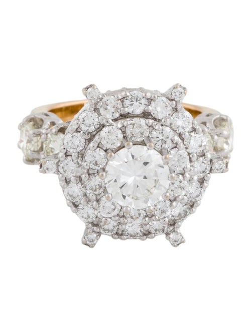 Ring 14K 3.48ctw Diamond Cocktail Ring