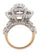 Ring 14K 3.48ctw Diamond Cocktail Ring