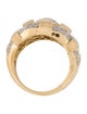 Ring 14K Diamond Woven Band