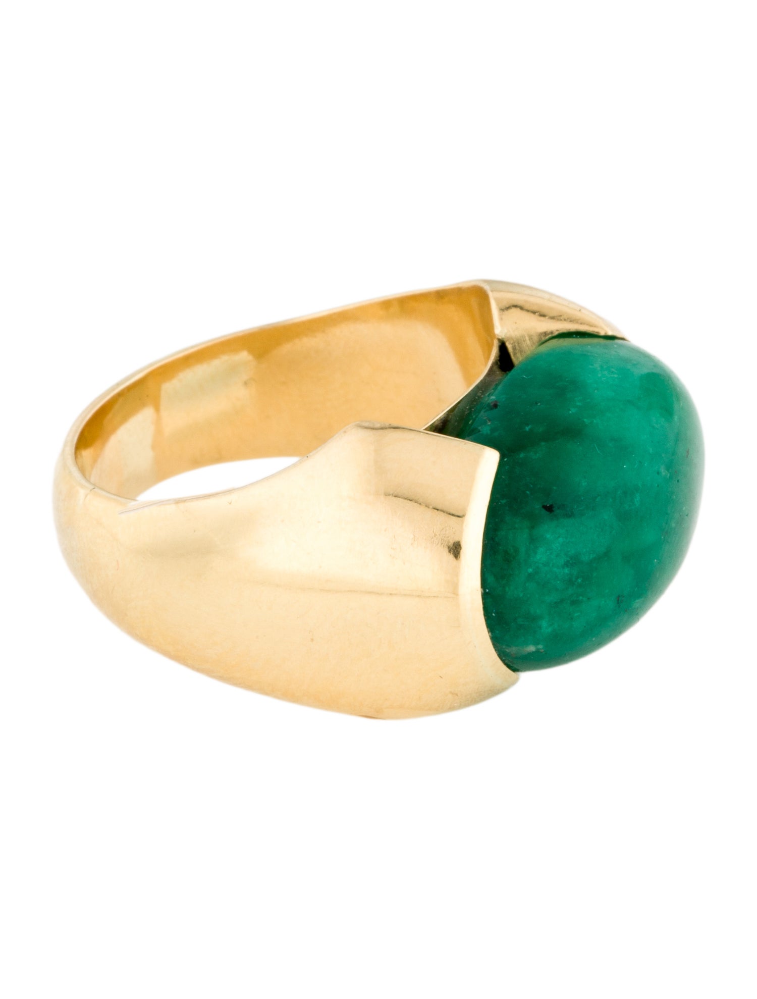 Ring 18K Emerald Cocktail