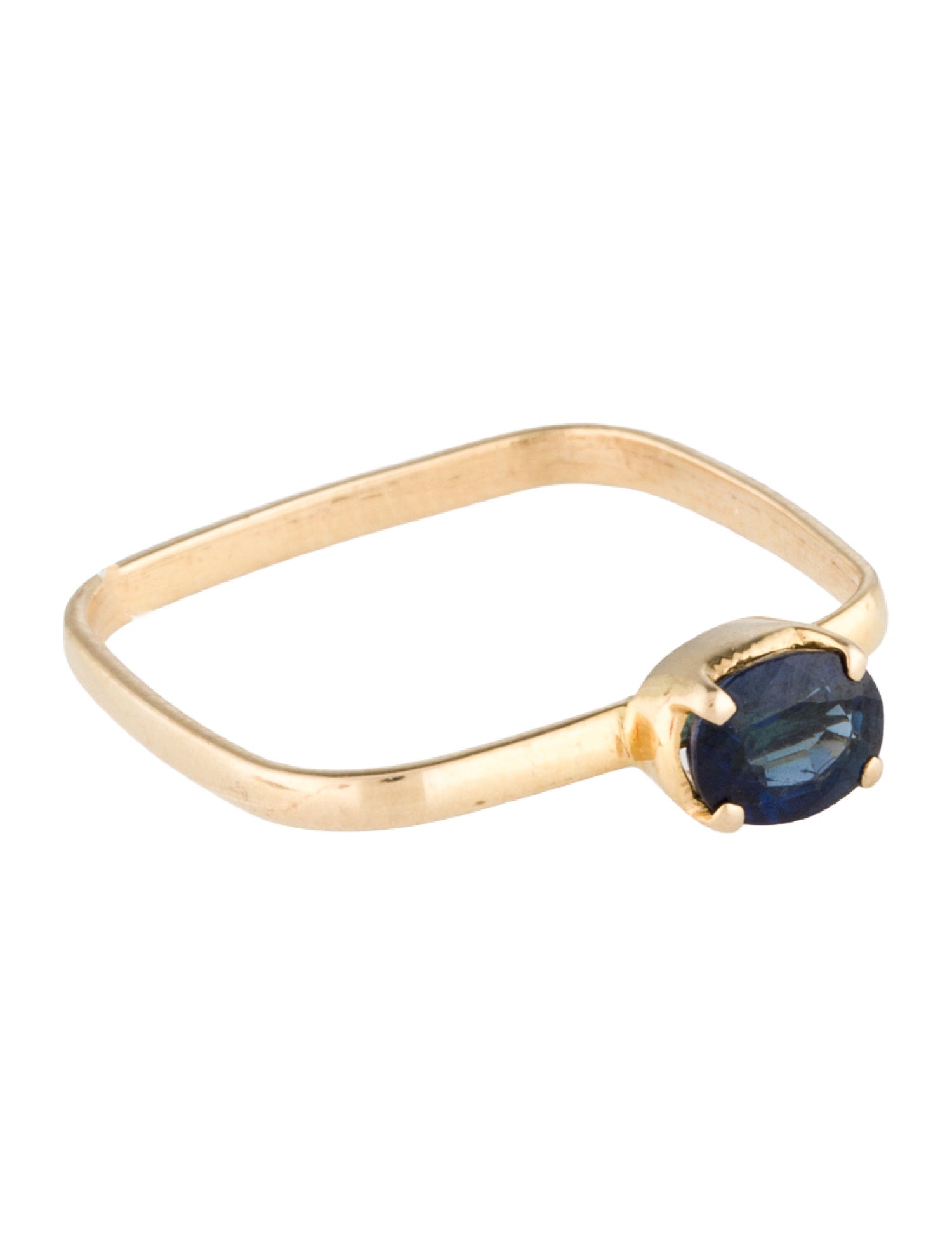 Ring 14K Sapphire Cocktail Ring