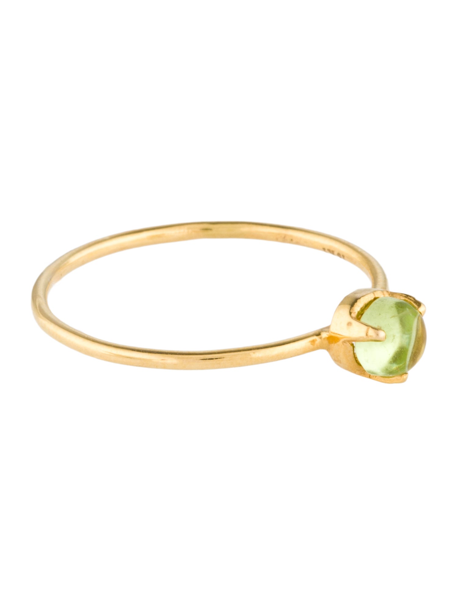 Ring 18K Peridot Cocktail Ring