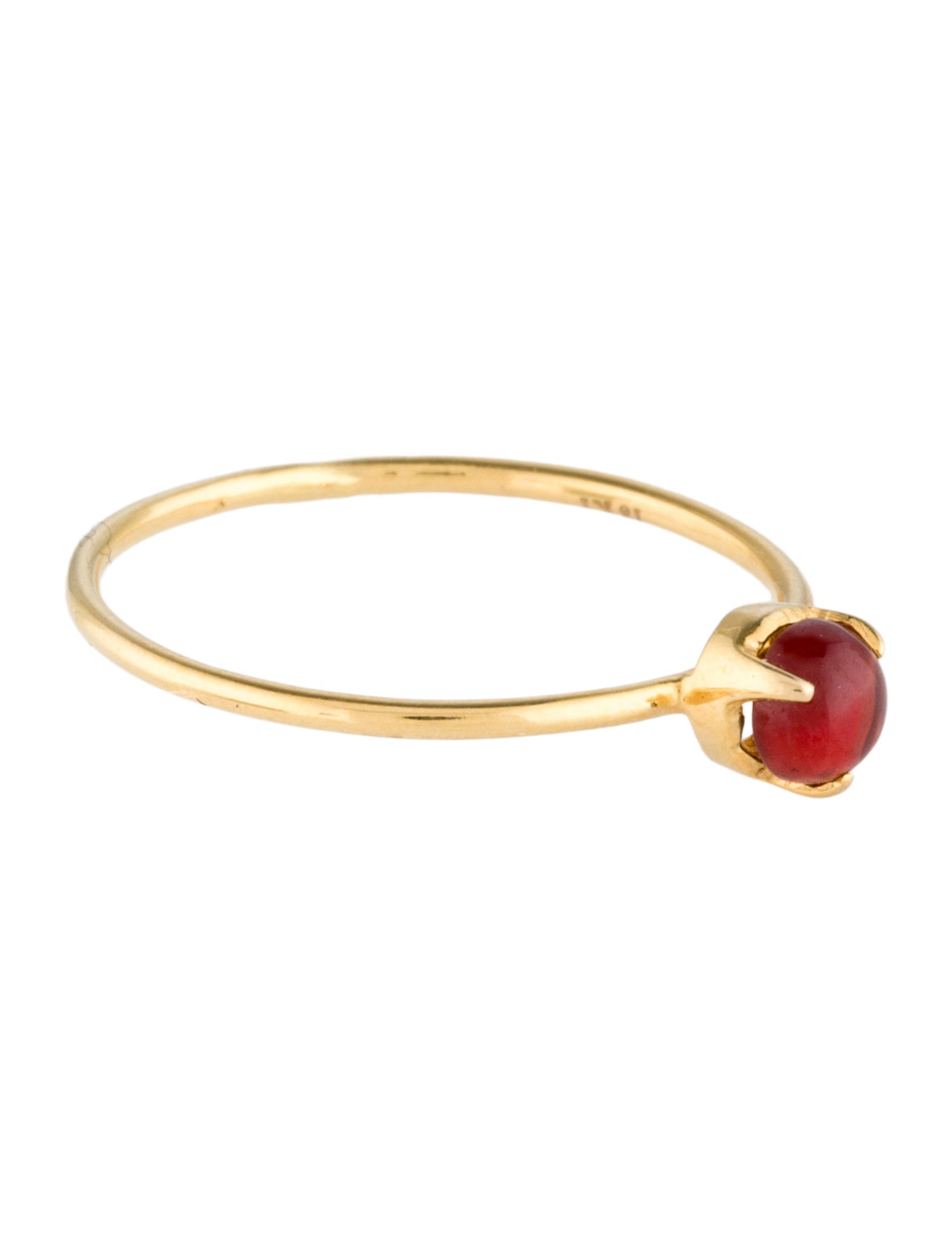 Ring 18K Garnet Cocktail Ring