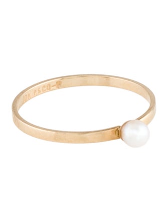 Ring 10K Pearl Ring