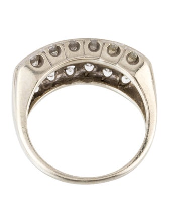 Ring 14K 1.19ctw Diamond Three Row Band