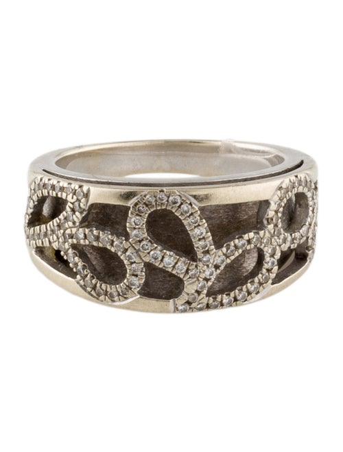 Ring 14K Diamond Wide Band