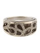 Ring 14K Diamond Wide Band