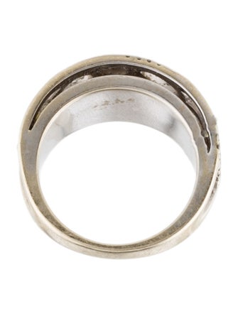 Ring 14K Diamond Wide Band