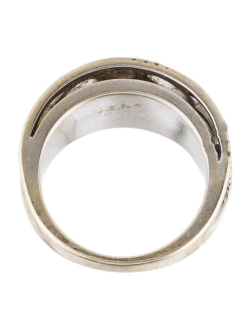 Ring 14K Diamond Wide Band