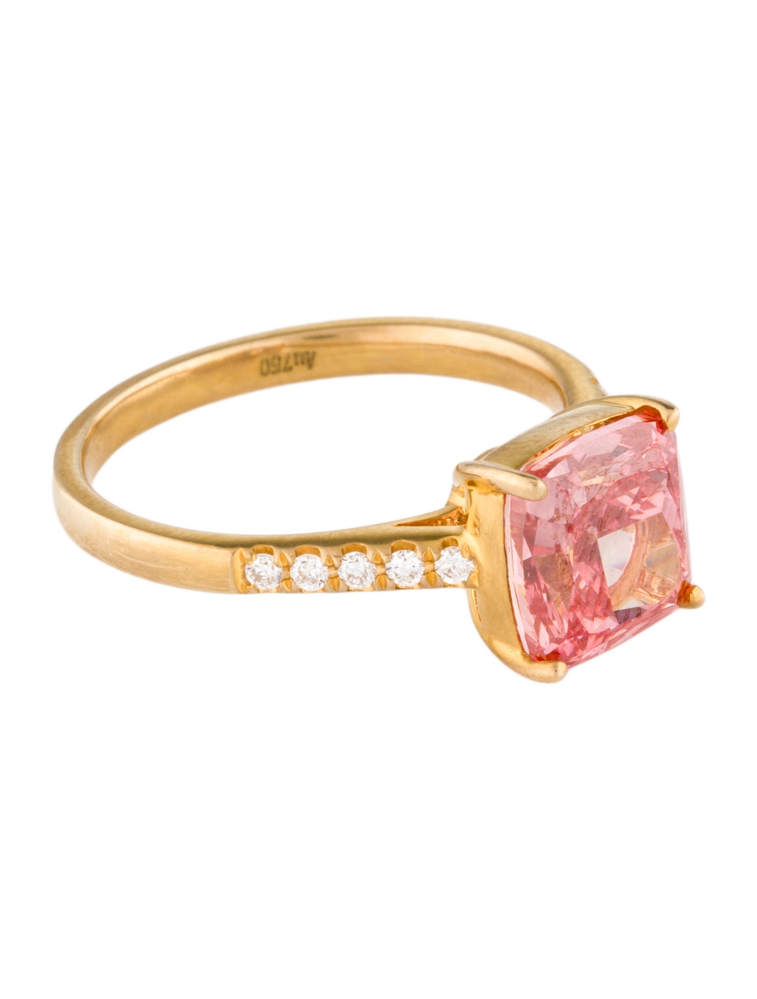 Ring 18K 3.14ctw Lab-Grown Diamond Engagement