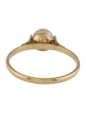 Ring 18K Pearl Cocktail Ring