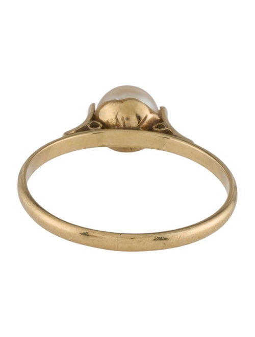 Ring 18K Pearl Cocktail Ring