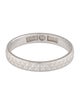 Ring Platinum Etched Band