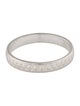 Ring Platinum Etched Band