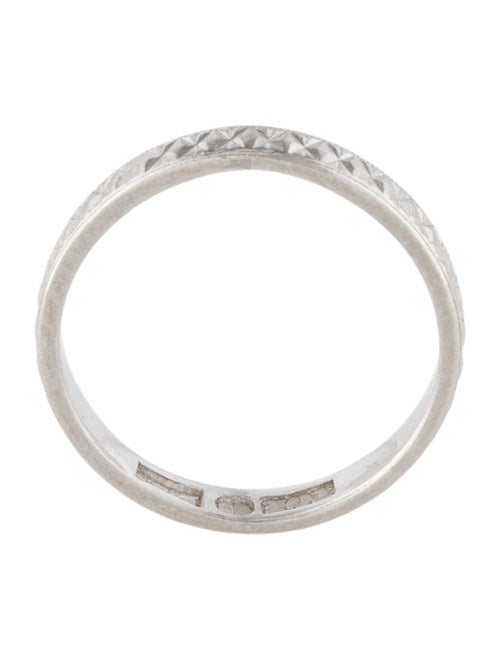 Ring Platinum Etched Band