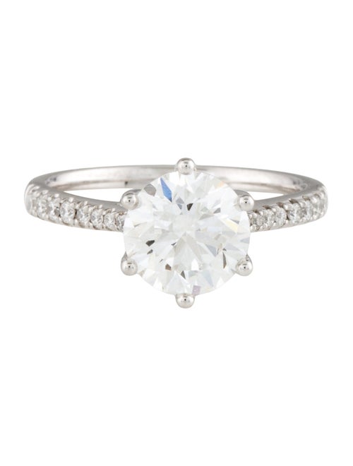 Ring Platinum 2.00ct Lab-Grown Diamond Engagement Ring