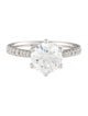 Ring Platinum 2.00ct Lab-Grown Diamond Engagement Ring