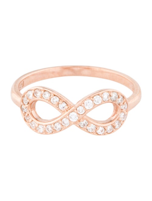 Ring 14K Lab-Grown Diamond Infinity Ring