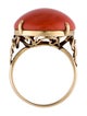 Ring 14K Coral Cocktail Ring