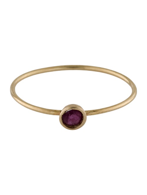 Ring 14K Ruby Thin Ring