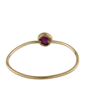Ring 14K Ruby Thin Ring