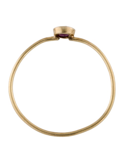 Ring 14K Ruby Thin Ring
