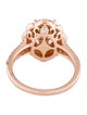 Ring 14K 2.35ct Morganite & Diamond Cocktail Ring