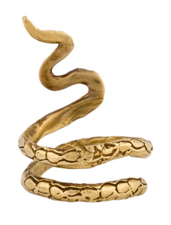 Ring 18K Snake Coil Cocktail Ring