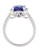 Ring 14K 3.75ct Tanzanite & Diamond Cocktail Ring