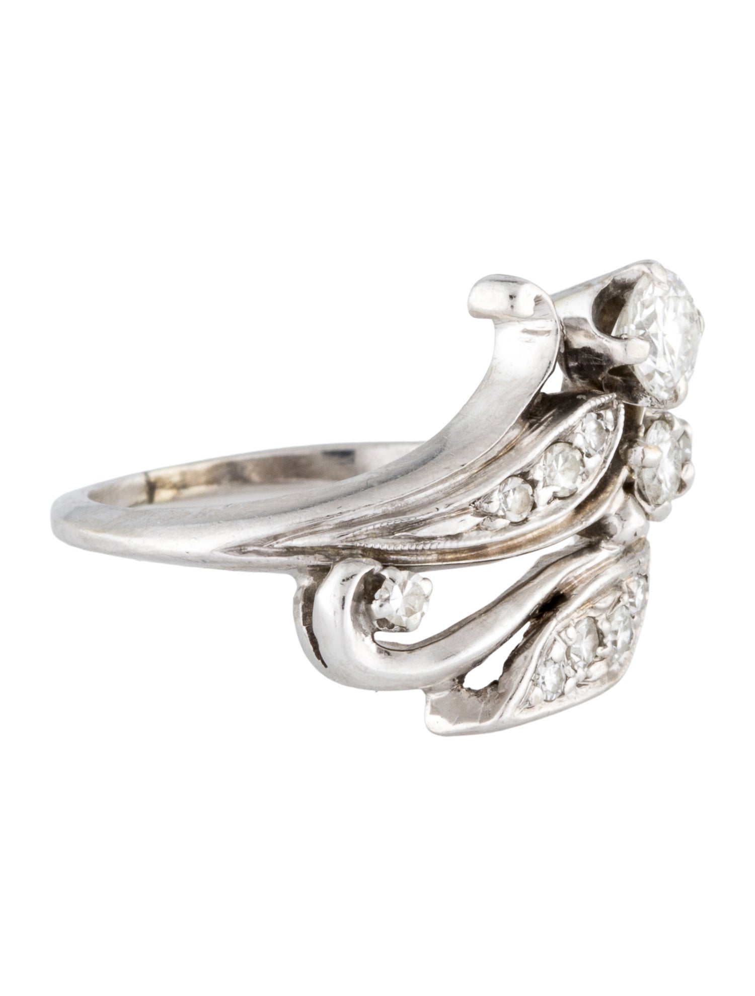 Ring 14K Diamond Cocktail Ring