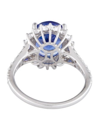 Ring 14K 4.00ct Tanzanite & Diamond Cocktail Ring