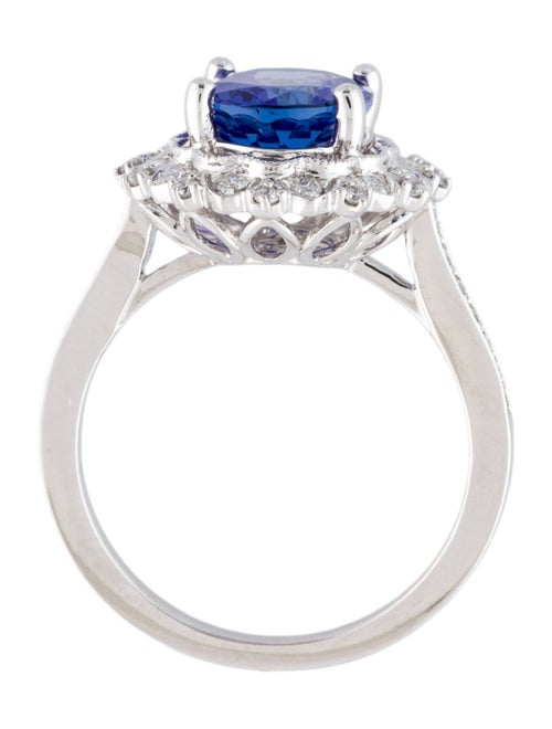 Ring 14K 3.25ct Tanzanite & Diamond Cocktail Ring