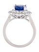Ring 14K 3.25ct Tanzanite & Diamond Cocktail Ring