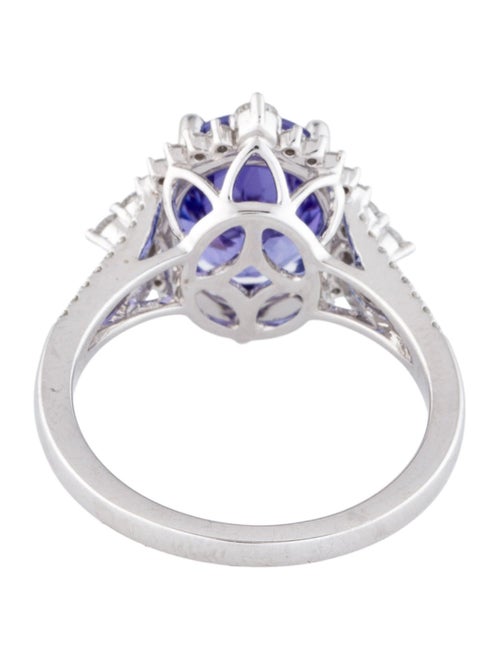 Ring 14K 4.00ct Tanzanite & Diamond Cocktail Ring