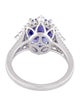 Ring 14K 4.00ct Tanzanite & Diamond Cocktail Ring