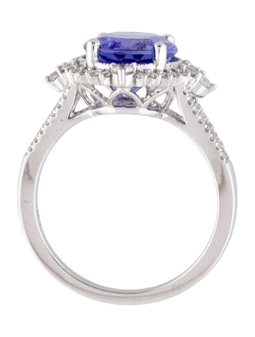 Ring 14K 4.00ct Tanzanite & Diamond Cocktail Ring