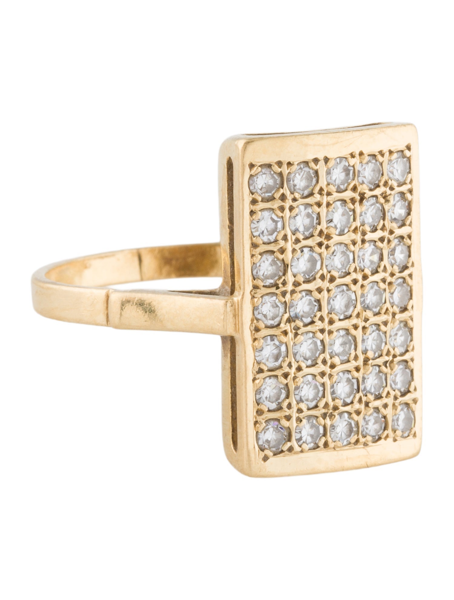 Ring 18K 1.15ctw Diamond Cocktail