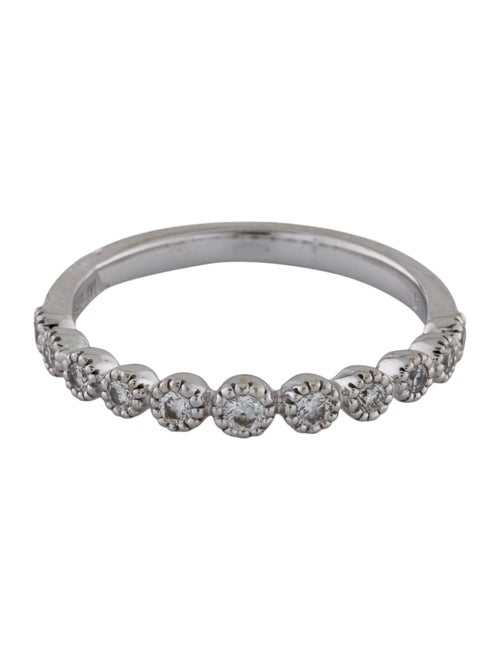 Ring 18K Diamond Milgrain Band